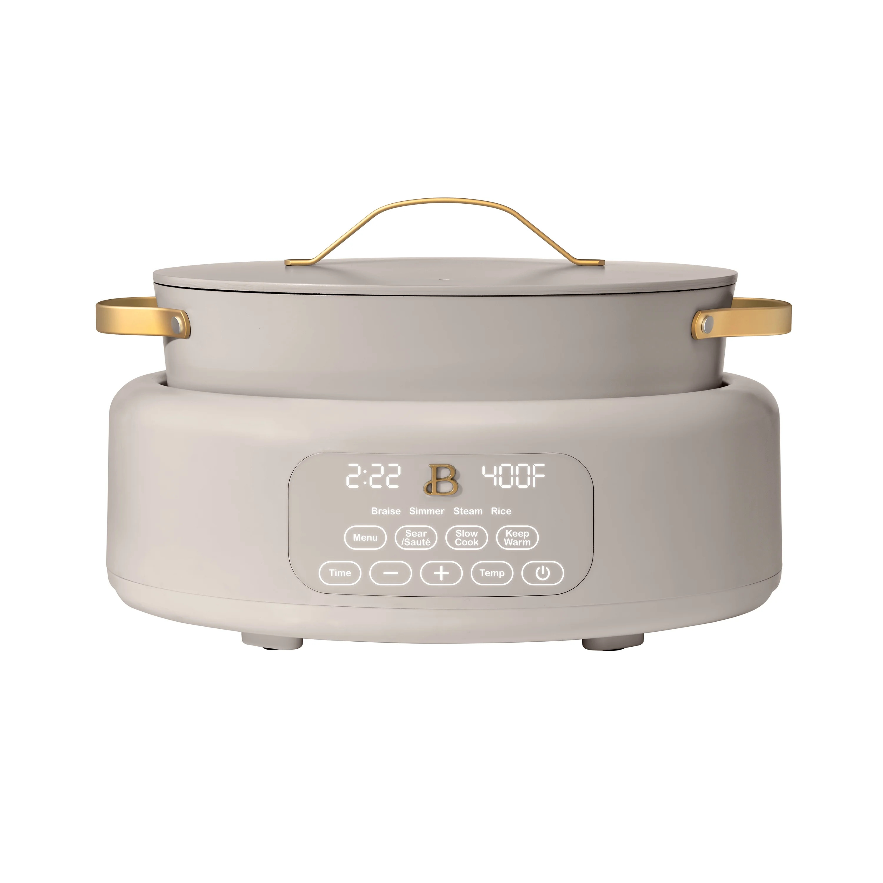 Beautiful 10 in 1, 6 Qt Electric Multi-Cooker, Porcini Taupe by Drew Barrymore | Walmart (US)