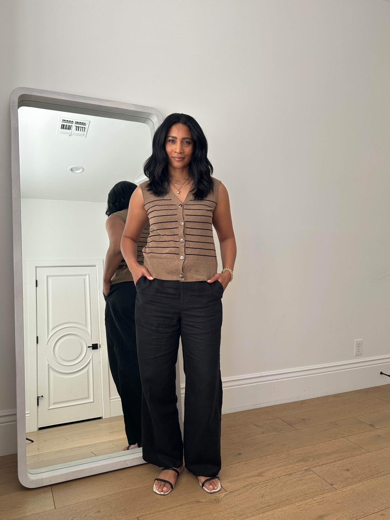 Sweater vests work great with these chic linen pants!! Both fit true to size.



#LTKOver40