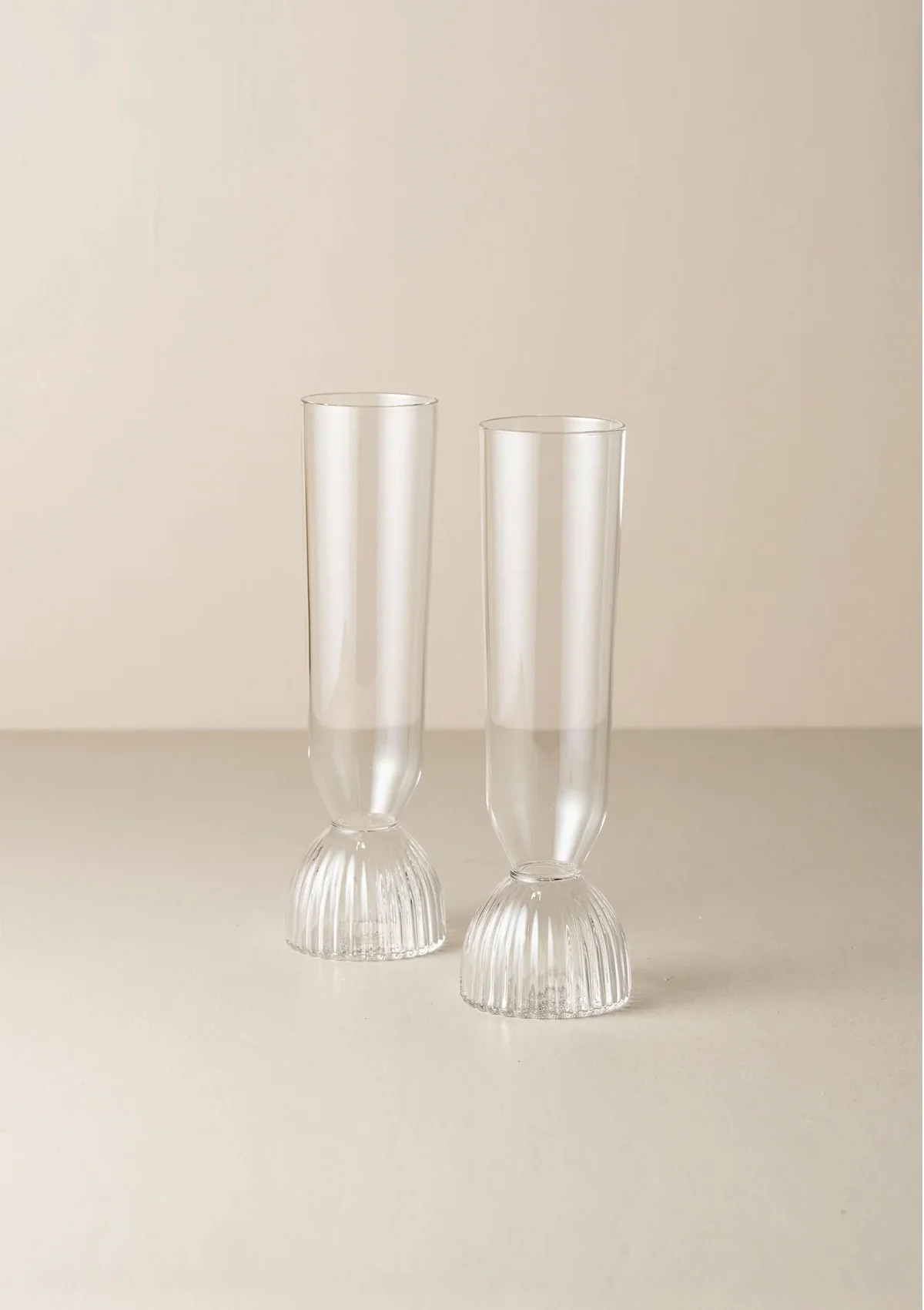 Raina Champagne Flutes (Set of 2) | Maison Blonde
