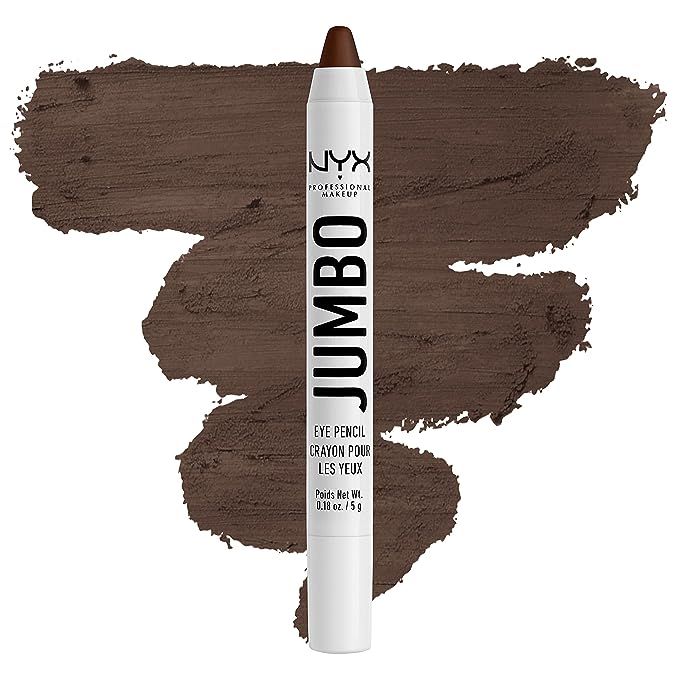 NYX PROFESSIONAL MAKEUP Jumbo Eye Pencil, Eyeshadow & Eyeliner Pencil - Frappe (Chocolate Brown) | Amazon (US)