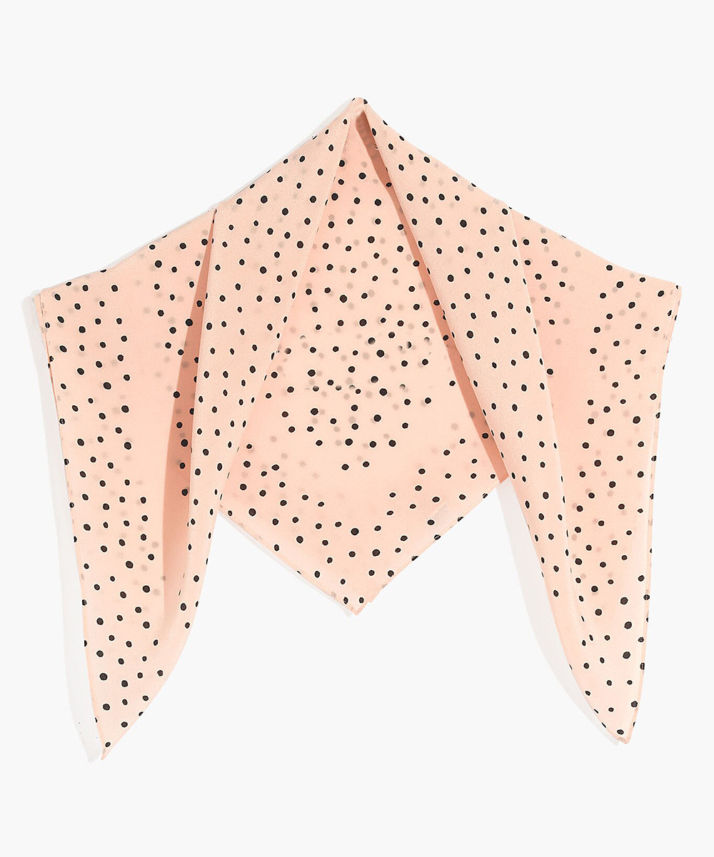 Madewell Women's Accent Scarves BASHFUL - Bashful Blush Silk Bandana | Zulily