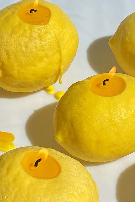 How cute are these lemon candles?! Perfect for your next dinner party or summer soiree 
.
.
.
… #ltkwedding #ltkunder100

#LTKhome #LTKfindsunder50 #LTKparties