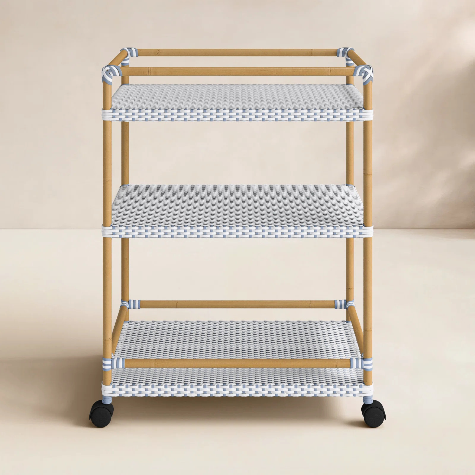 Ellie Bar Cart with Metal Outer Material | Wayfair North America