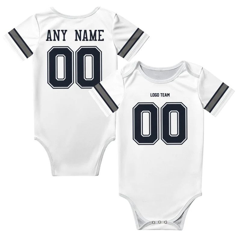 Custom Dallas Football Baby Suit, Dallas Football Baby Suit, Dallas Personalized Name And Number ... | Etsy (US)
