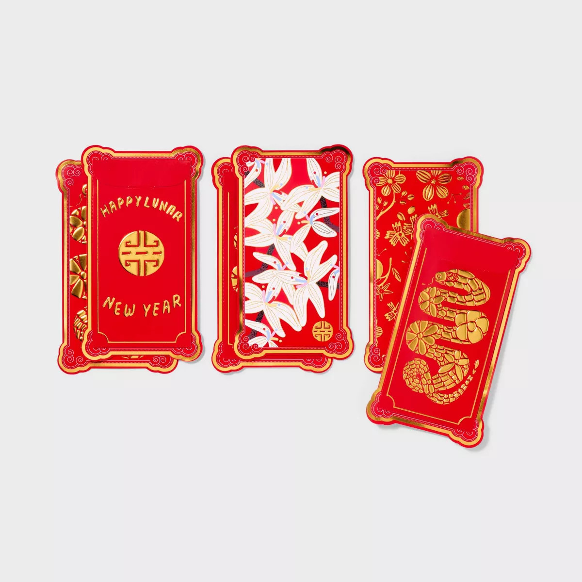6ct Lunar New Year Red Envelopes - Red | Target