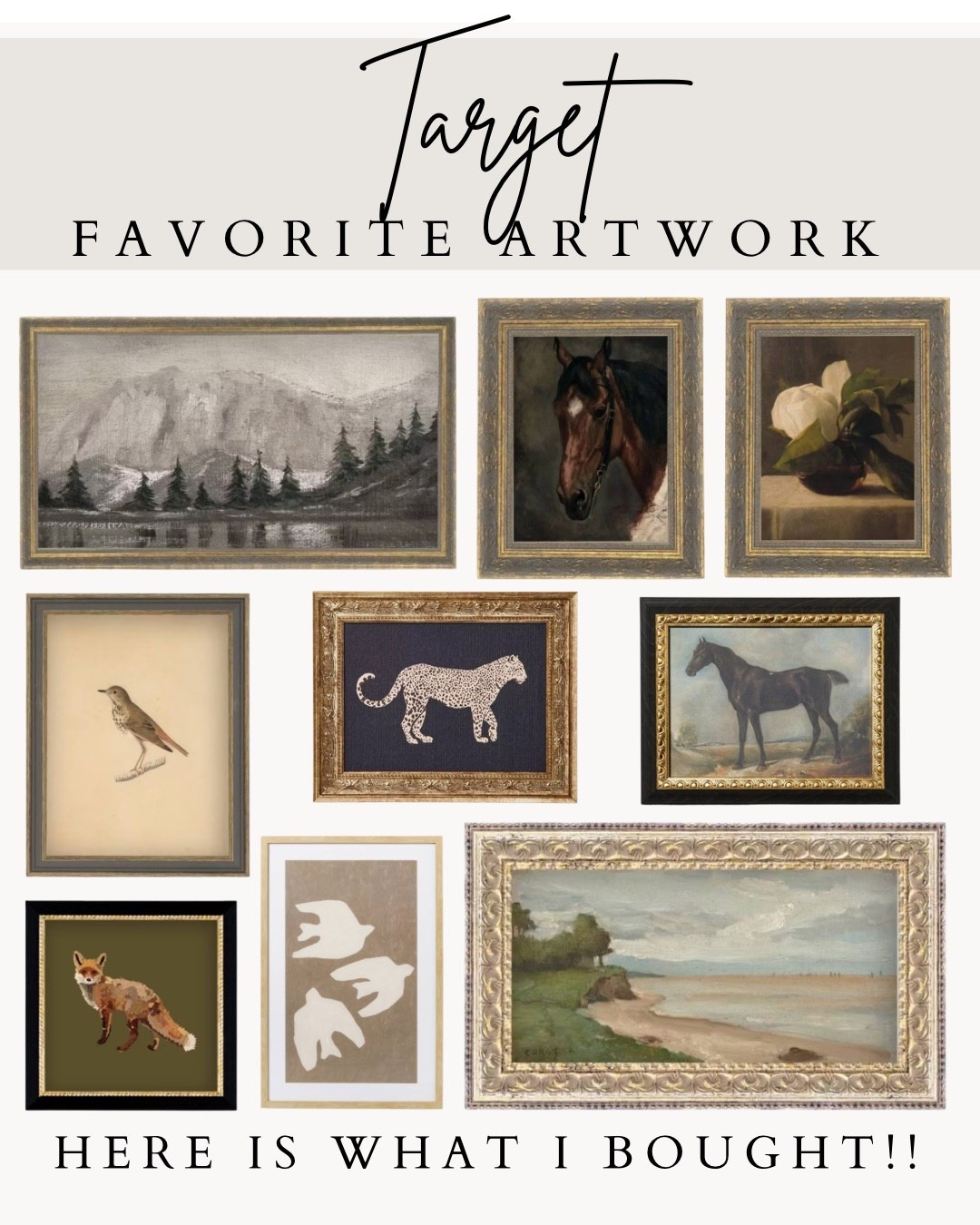 Vintage Inspired Wall Art Finds 🖼️

Timeless artwork that adds character and makes your space feel collected over time 🤍✨


#LTKSeasonal #LTKvlog #LTKHome