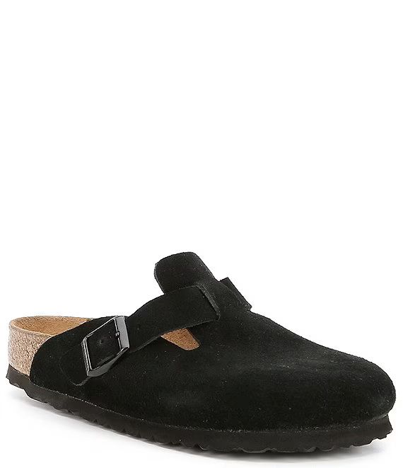 Birkenstock Women's Boston Suede Soft Footbed Clogs | Dillard's | Dillard's