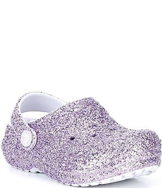 Crocs Girls' Classic Fur Lined Chunky Glitter Clogs Toddler - 11 Toddler | Dillard's