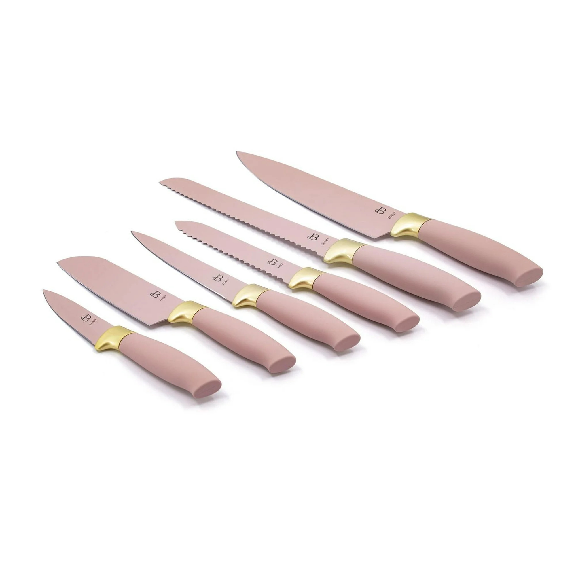Beautiful 6-Piece Rose Champagne Gold Knife Set, 6-Piece Knife Set - Walmart.ca | Walmart (CA)