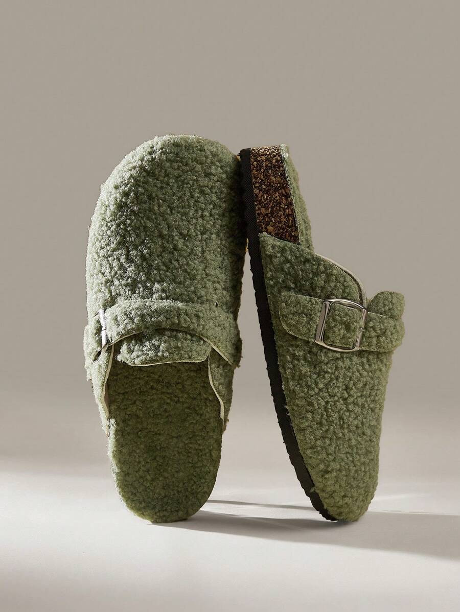 Solecia Women's Round Toe Fluffy Slippers School Supplies Back To School Spring Shoes Spring Brea... | SHEIN