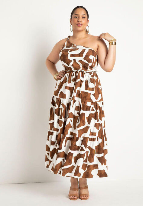 One Shoulder Maxi Dress | Eloquii