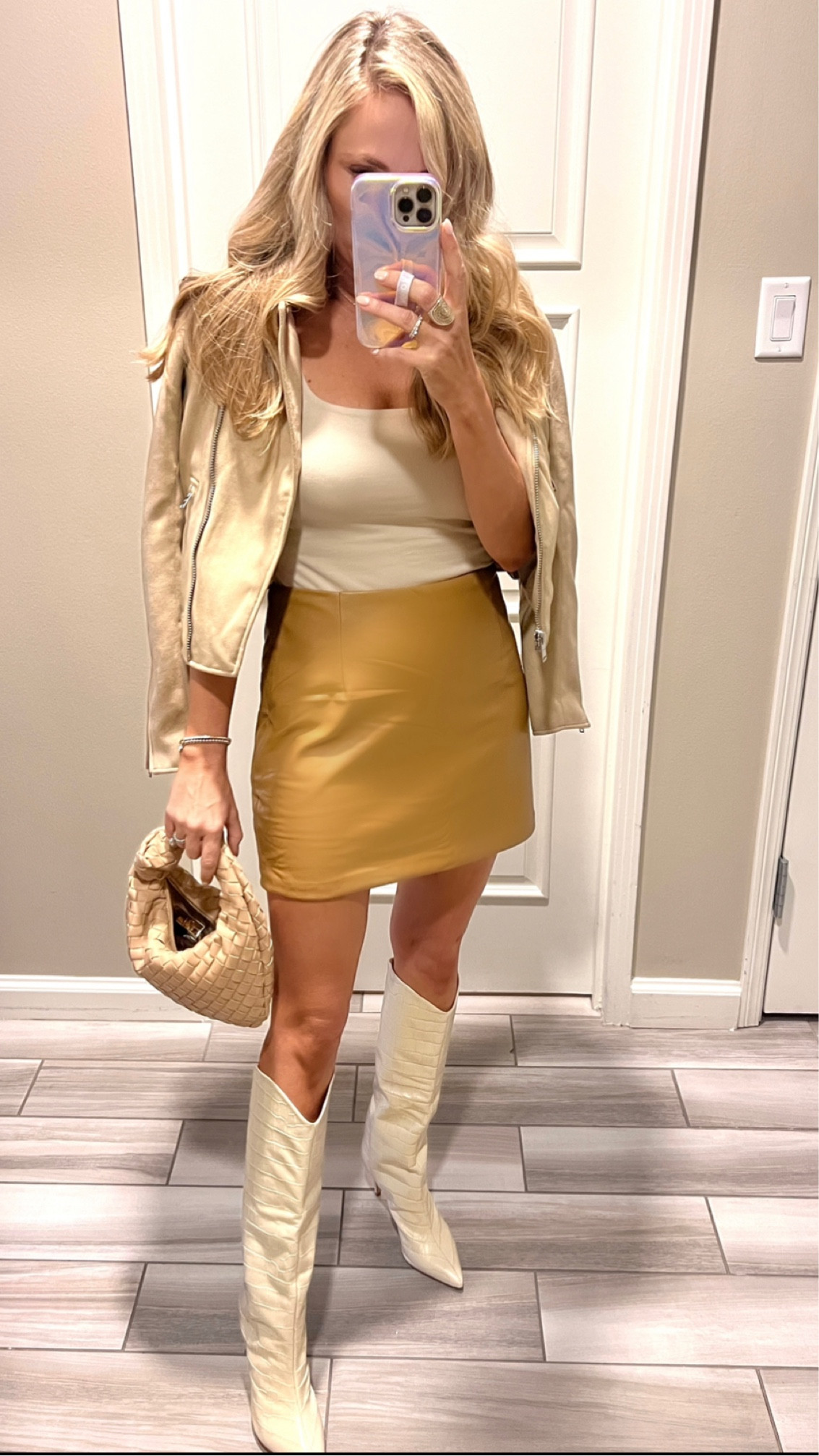 Abercrombie fall outfit on sale. Vegan leather SKORT: medium RUNS SMALL. Bodysuit medium, tts. Boys tts. Suede Jacket runs small size up one size 

#LTKsalealert #LTKSeasonal #LTKCon