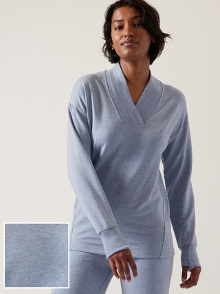 Clarity V-Neck Sweatshirt | Athleta