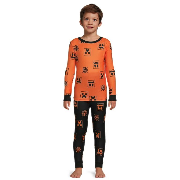 Minecraft Boys Halloween Mix Match Pajama Set, 2-Piece, Sizes 4-10 - Walmart.com | Walmart (US)