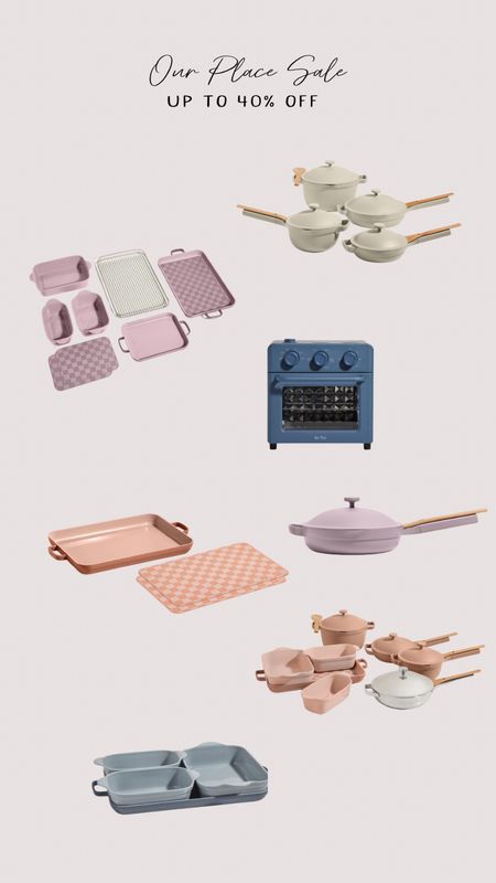 Our Place is having an up to 40% off sale on some of their best sellers!

I’ve personally never seen them this low. Are they worth the hype? I love the look of the baking pans and mats!



#LTKsalealert #LTKhome