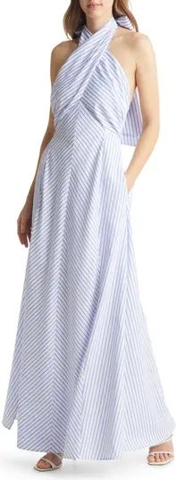 Stripe Halter Maxi Dress, Long Summer Dress, Summer Maxi Dress, Maxi Dress Summer, Summer Midi Dress | Nordstrom