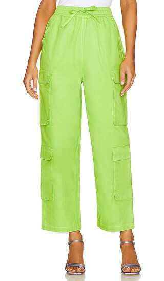 Carrie Pants in Lime | Revolve Clothing (Global)