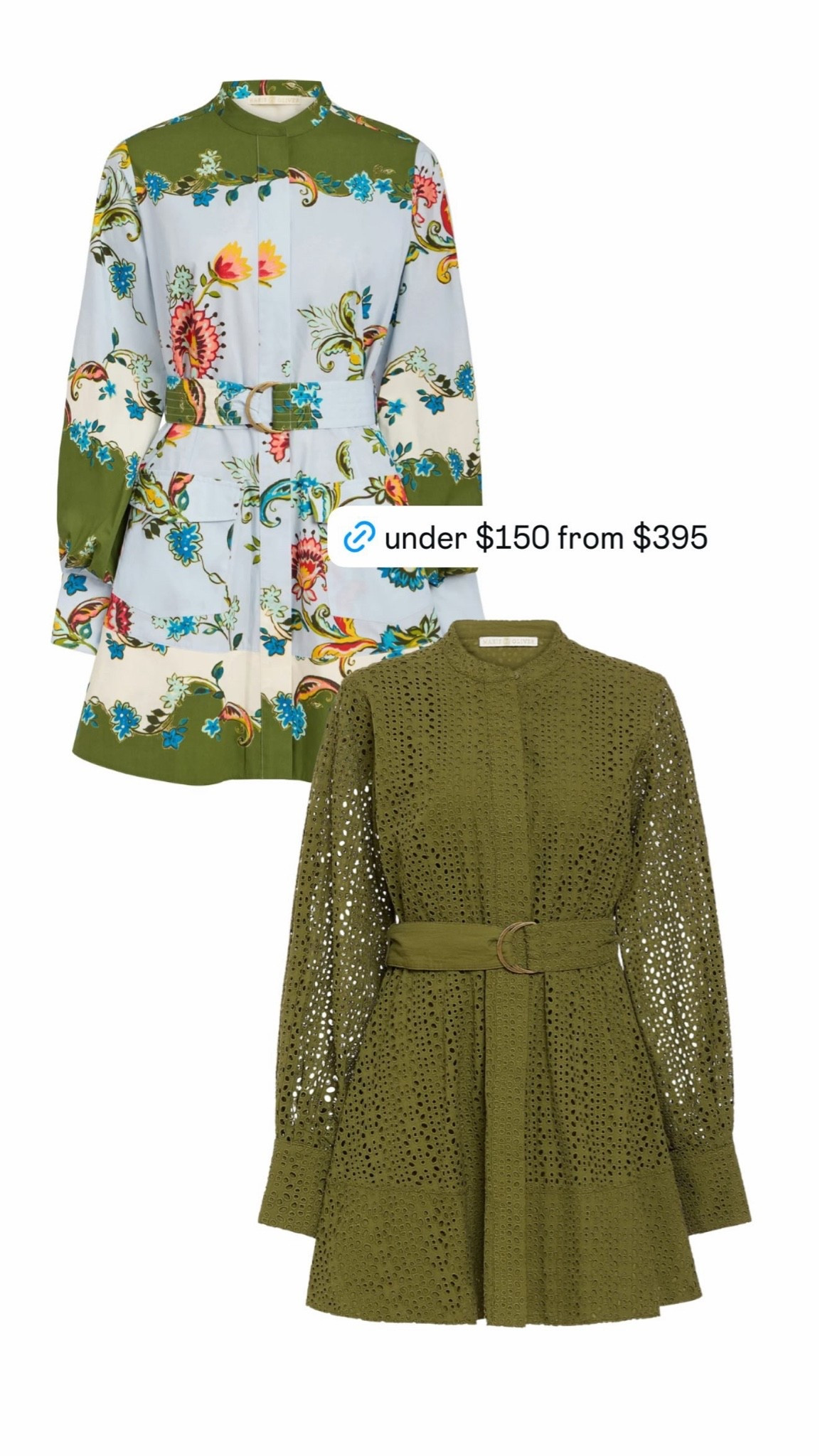two dresses i can’t believe are marked down this much 💚 the floral mini was originally $395 and is now under $150 (!!), and the olive eyelet dress is such a timeless piece you’ll wear for years. both are perfect for everything from fall dinners and weekend outings to early season events. if you’ve been eyeing either, now’s the time!

#LTKSeasonal #LTKSaleAlert
