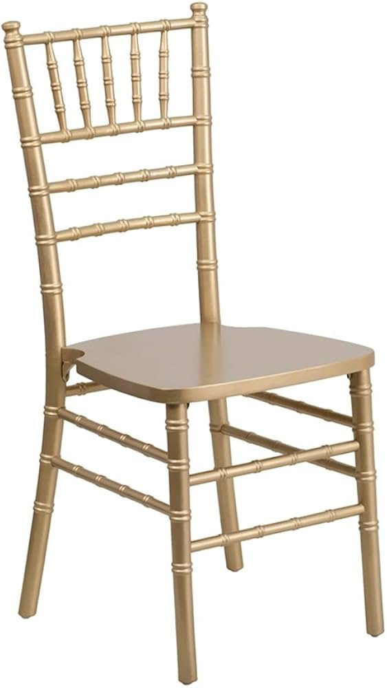 Flash Furniture HERCULES Series Gold Wood Chiavari Chair | Amazon (US)