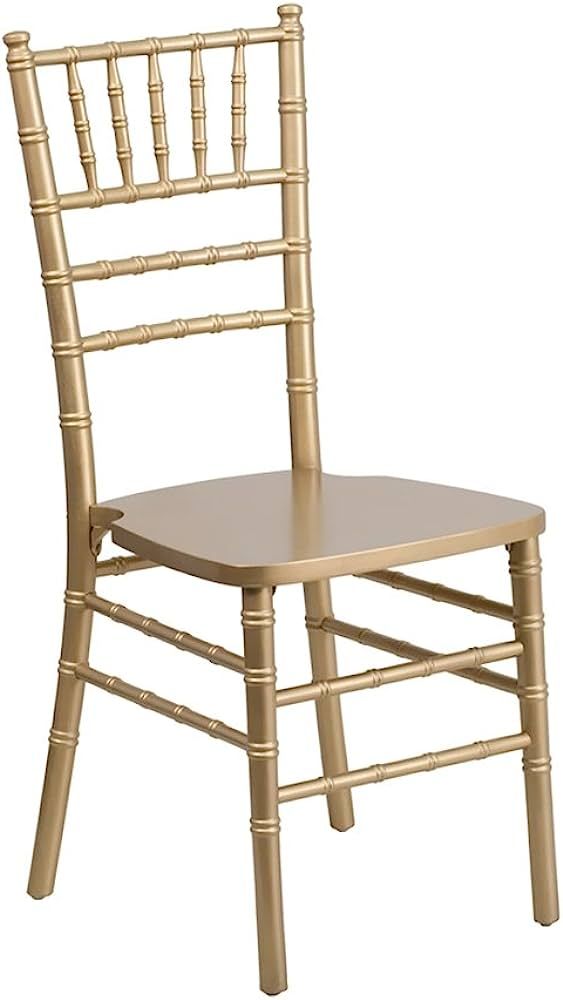 Flash Furniture 2 Pack HERCULES Series Gold Wood Chiavari Chair | Amazon (US)