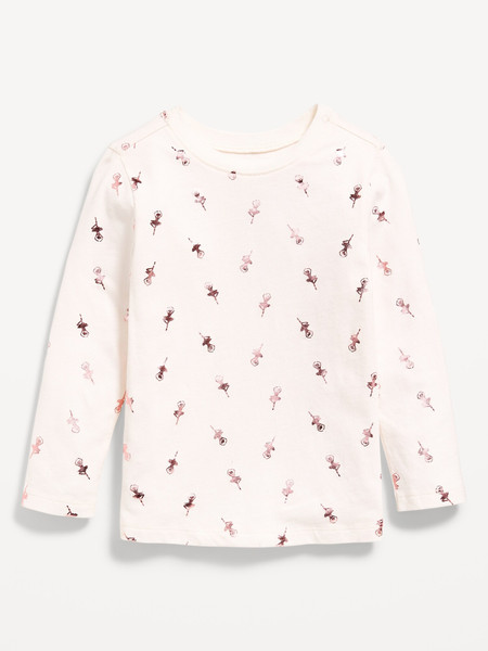 Printed Long-Sleeve T-Shirt for Toddler Girls | Old Navy (US)