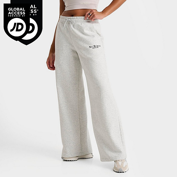 Women's New Balance Tone Wide Leg Jogger Pants | JD Sports (US)