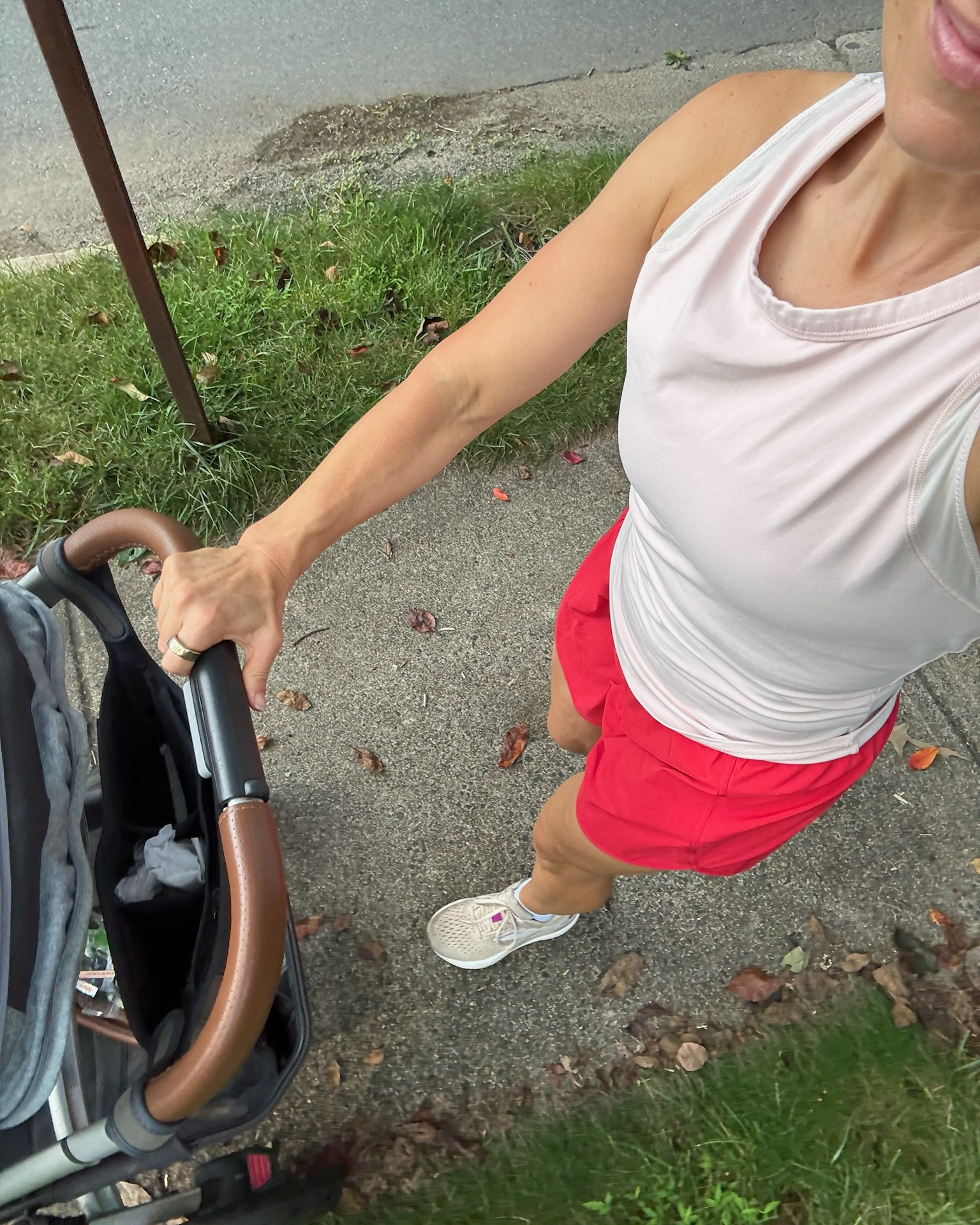 Walking and workout fit. We used the Uppababy this morning, but have the Zoe, which I also love!

#LTKdayinmylife #LTKmomlife #LTKselfcare