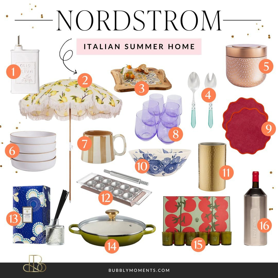 Bring a touch of la dolce vita to your space with these Italian Summer Home finds from Nordstrom 🇮🇹✨ Think sun-soaked coastlines, fresh lemon groves, Mediterranean blues, and effortless elegance — these pieces instantly elevate any room with that breezy, holiday-at-home feel. Whether you’re refreshing your kitchen, outdoor dining area, or simply adding timeless accents to your living room, these handpicked gems channel the warmth and charm of southern Italy. I love mixing crisp whites, sunny yellows, and bold ceramics for a look that feels both inviting and luxurious. Tap to shop and start curating your own slice of the Amalfi Coast — without leaving home. 🍋🏡#LTKHome #LTKStyleTip #NordstromHome #ItalianSummer #MediterraneanStyle #HomeInspo #InteriorStyling #SummerDecor #TablescapeGoals #KitchenVibes #OutdoorLiving #HomeRefresh #SummerEntertaining #CoastalDecor #HomeStyle #HomeTrends #AlFrescoLiving #EuropeanDecor #LemonDecor #HomeDetails #DreamHomeStyle #AmazonFinds #NordstromFinds #DecorGoals #HomeWithStyle

