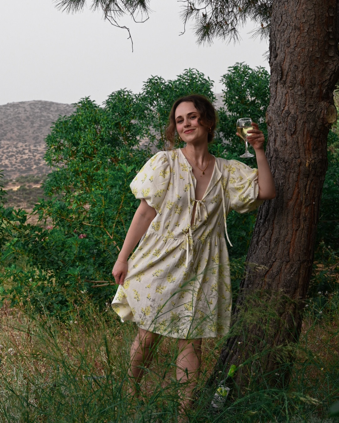 Breezy tie-front dress with puff sleeves, perfect for summer 💛🥂🌞 

#LTKuk #LTKsummer #LTKeurope