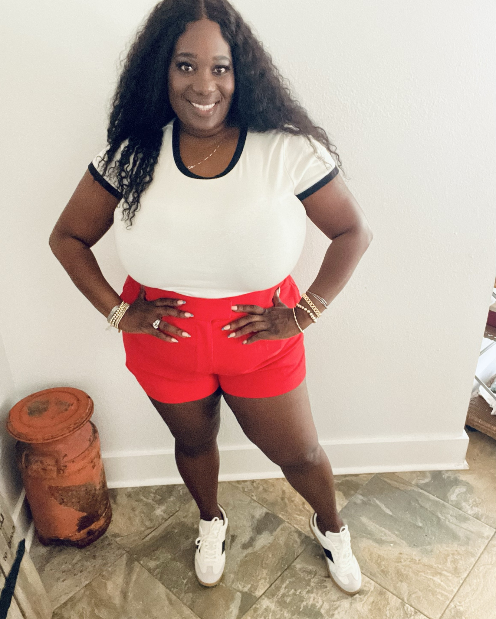 This is my go-to OOTD on the weekends cause I can dress it up or down, it’s comfortable yet stylish! Which is great for a mom on the go! 

But even better, it’s on sale during Target Circle Week! The shorts are $17.50 (reg $25) and the shirts are only $5.60!!! (Reg $8)!! Time to stock up and save!!!

I wear XXL in the shirts and size 17 shorts.

#LTKSaleAlert #LTKFindsUnder50 #LTKPlusSize