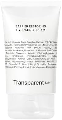 Transparent Lab BARRIER RESTORING HYDRATING CREAM - Ultra Hydrating Face Cream | Amazon (US)