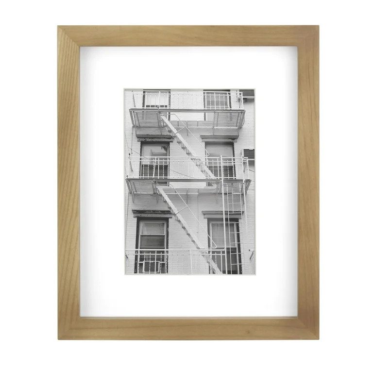 Better Homes & Gardens 8" x 10" Matted to 5" x 7" Wood Wall Picture Frame - Walmart.com | Walmart (US)