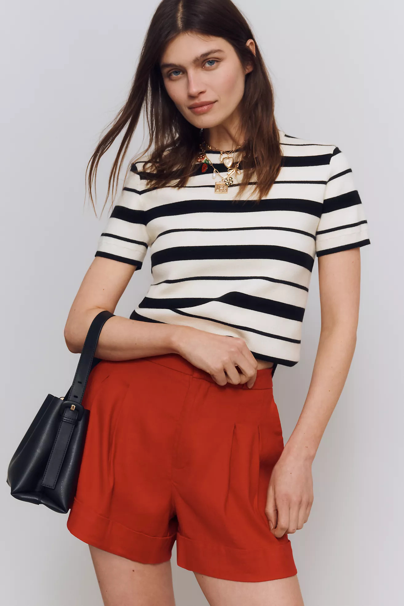 The Avery Pleated Trouser Shorts by Maeve: Cuffed Edition | Anthropologie (US)