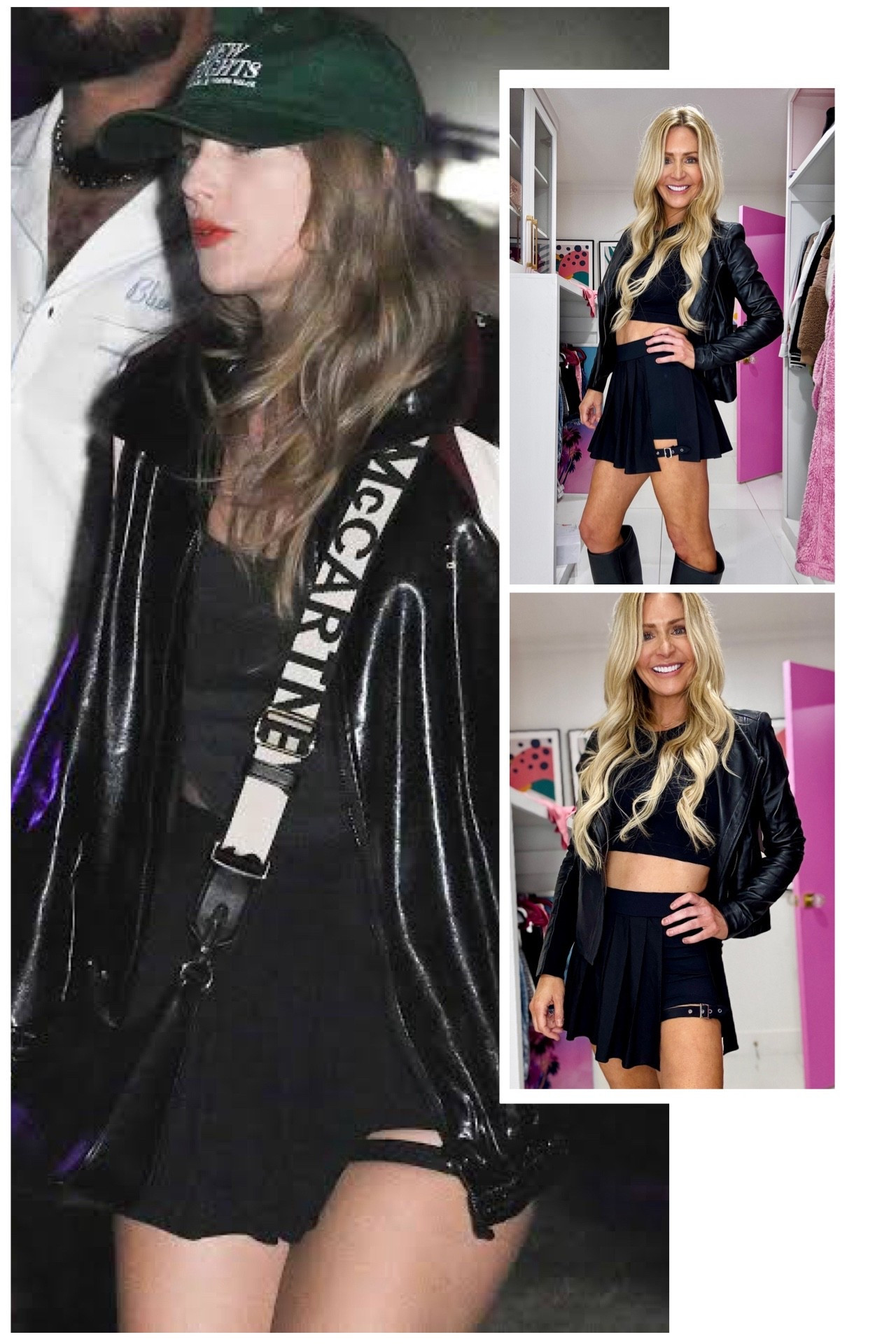 Taylor wore this skirt at Coachella, i wore this skirt in my closet. I’m wearing a small, it’s got built in shorts and is an athletic skirt with some edge  

#LTKootd