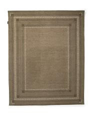 8x10 wool alfie hand tufted wool painted border area rug | TJ Maxx