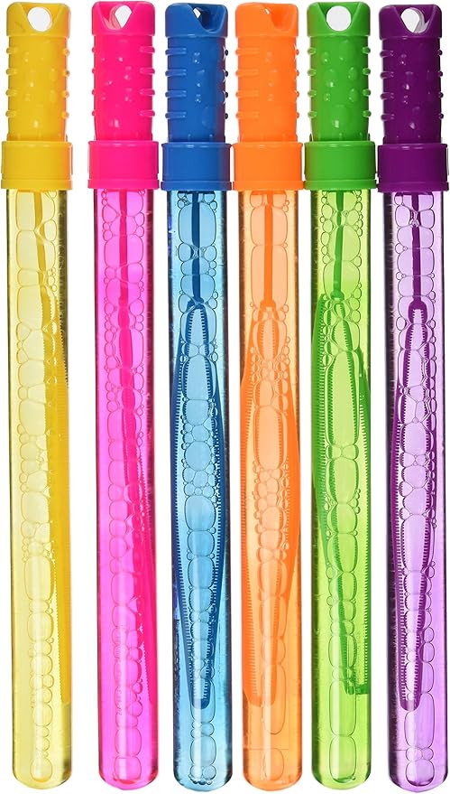 Sunny Days Entertainment Maxx Bubbles 4oz Bubble Wands – 6 Pack Bubble Wand Toy | Summer Fun, O... | Amazon (US)