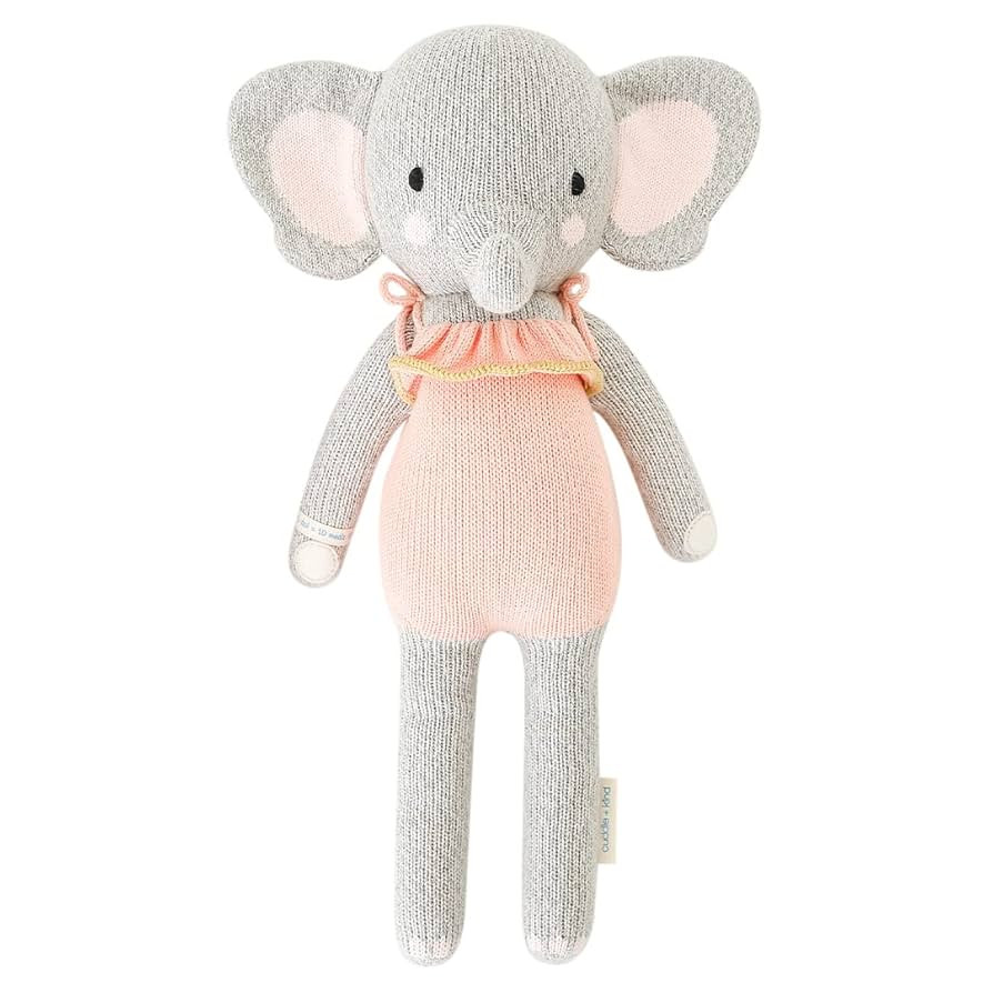 cuddle + kind Eloise The Elephant Regular 20" Hand-Knit Doll – 1 Doll = 10 Meals, Fair Trade, H... | Amazon (US)