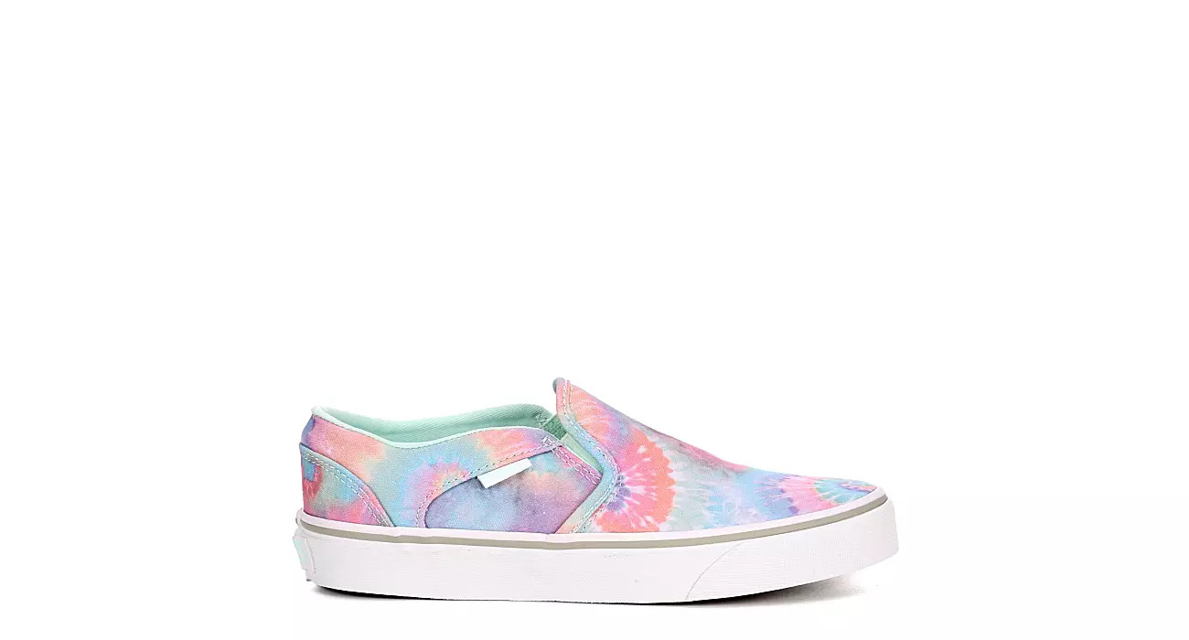 Vans Womens Asher Slip On Sneaker - Tie-dye | Rack Room Shoes