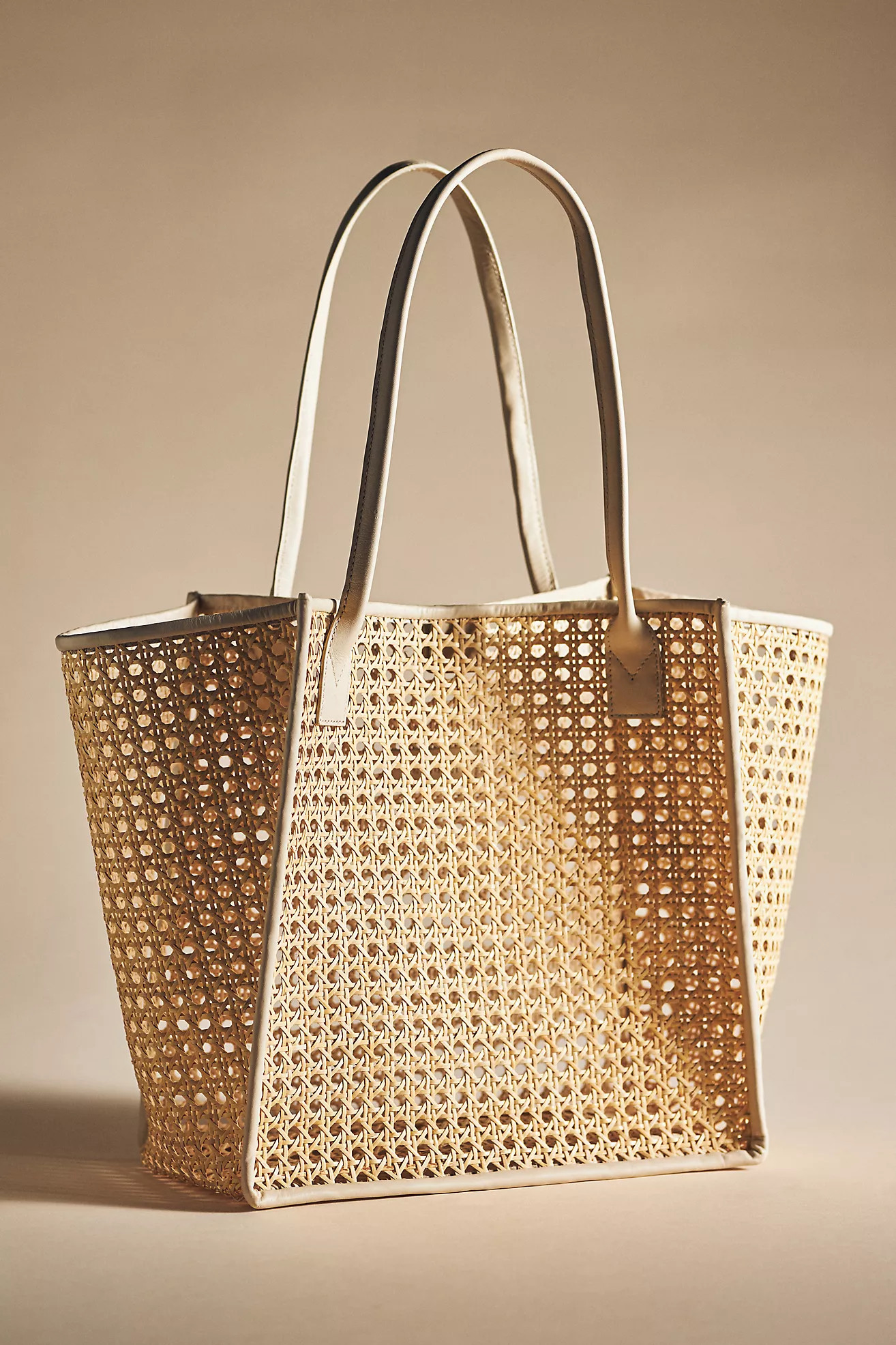 Bembien Rosa Rattan Tote | Anthropologie (US)