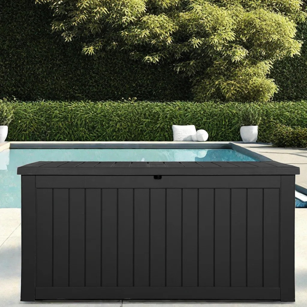 YITAHOME YITA 230 Gallons Water Resistant Resin Lockable Deck Box & Reviews | Wayfair | Wayfair North America