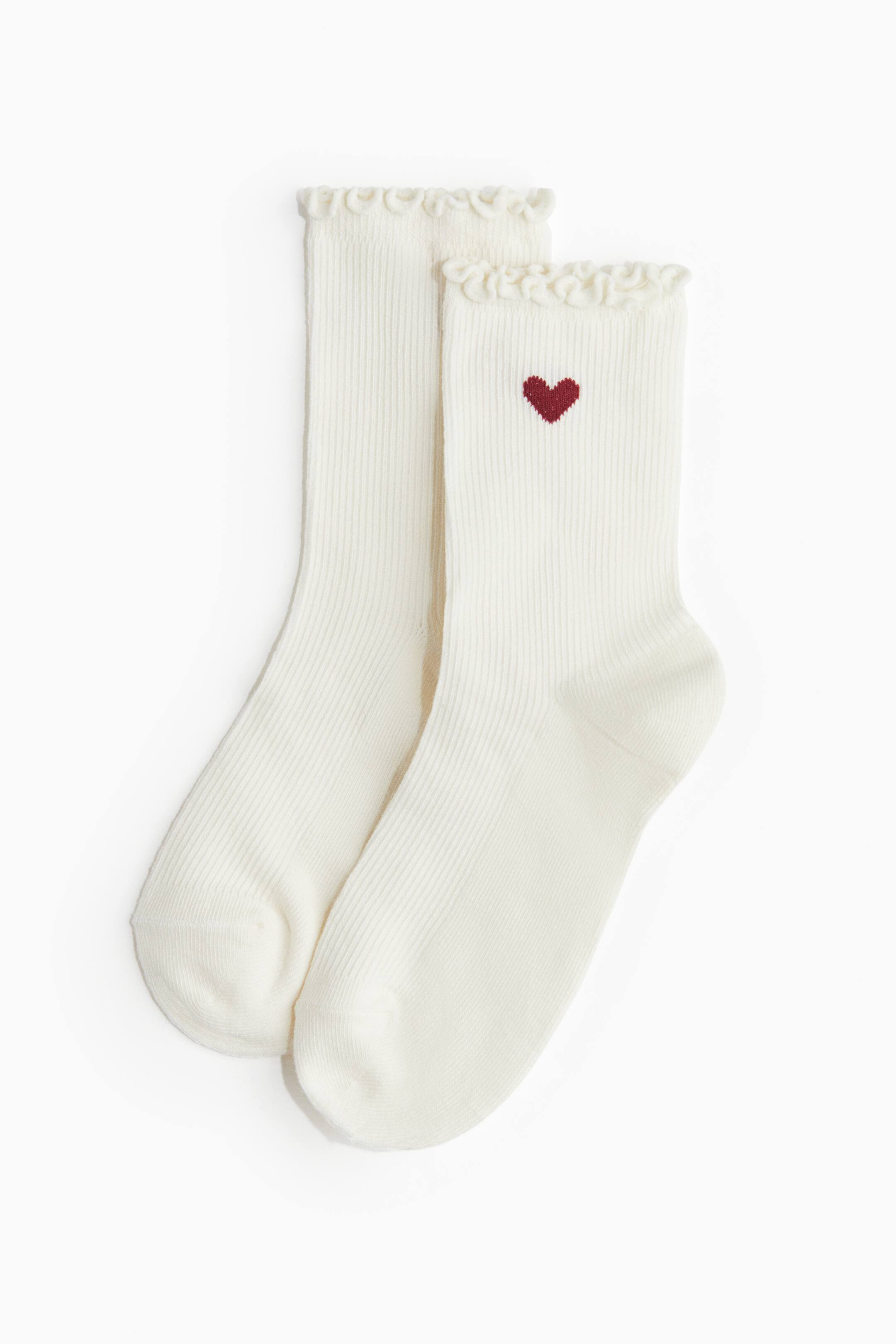 3-pack overlock-detail socks | H&M (UK, MY, IN, SG, PH, TW, HK)