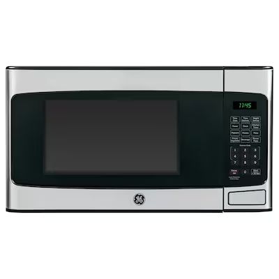 GE 1.1-cu ft 950-Watt Countertop Microwave (Stainless Steel) Lowes.com | Lowe's