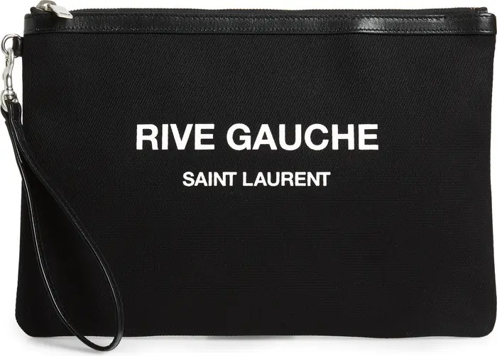 Rive Gauche Canvas Pouch | Nordstrom