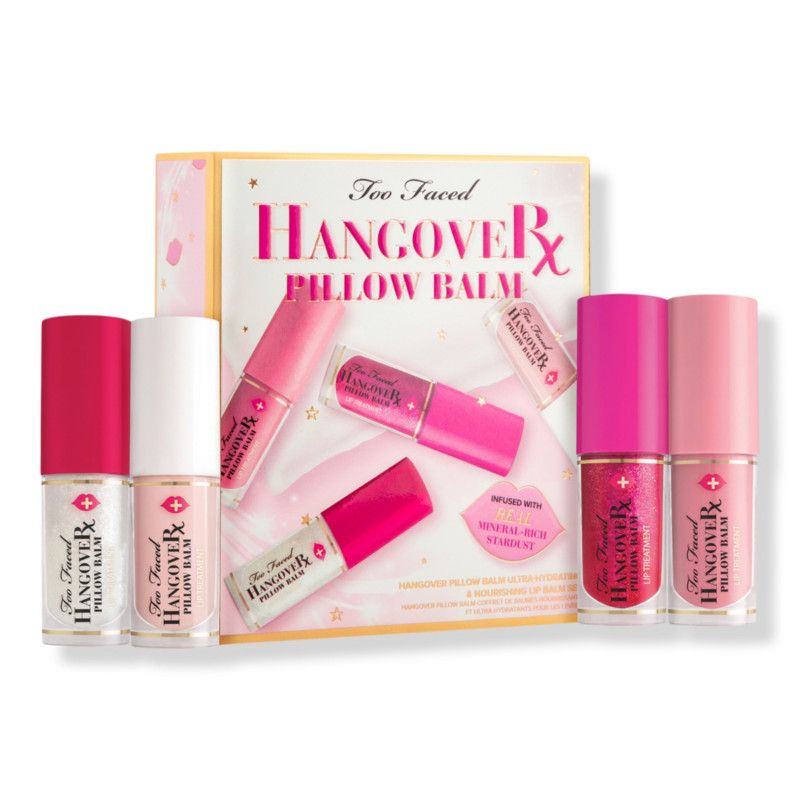 Too Faced Hangover Pillow Balm Ultra-Hydrating and Nourishing Lip Treatment Set | Ulta Beauty | Ulta