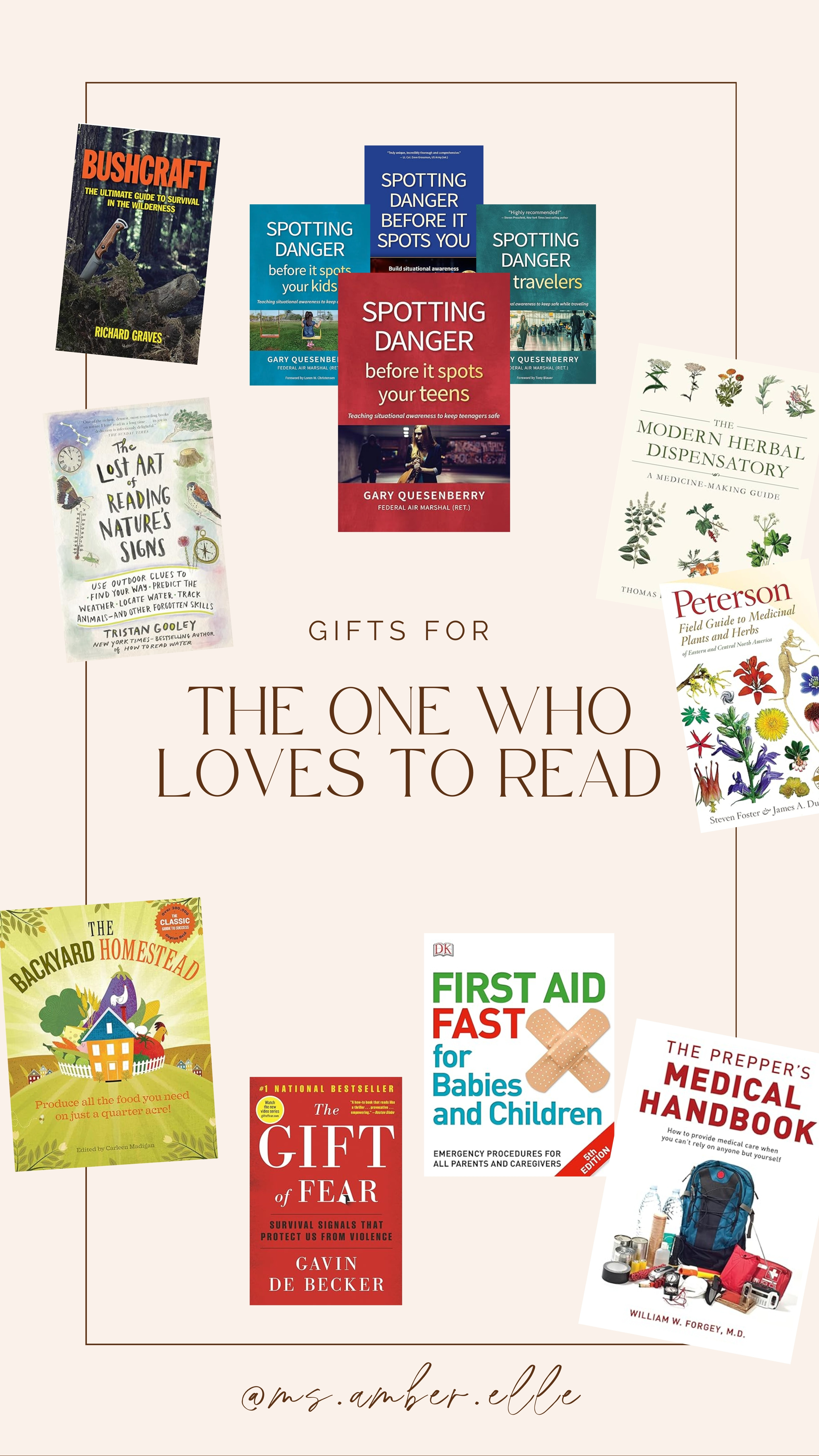 Gifts for the one who loves to read emergency preparedness and homeschool books. 

 #LTKGiftGuide #LTKFamily #LTKMens