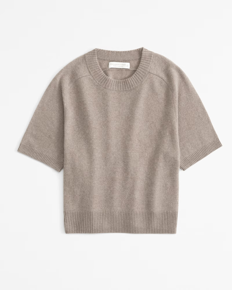 Women's Cashmere Crew Tee | Women's Tops | Abercrombie.com | Abercrombie & Fitch (US)