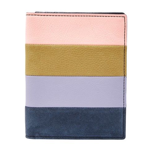 Fossil Leather Rfid Passport Case  Accessories Bright Patchwork- SLG1238184 | Fossil (US)