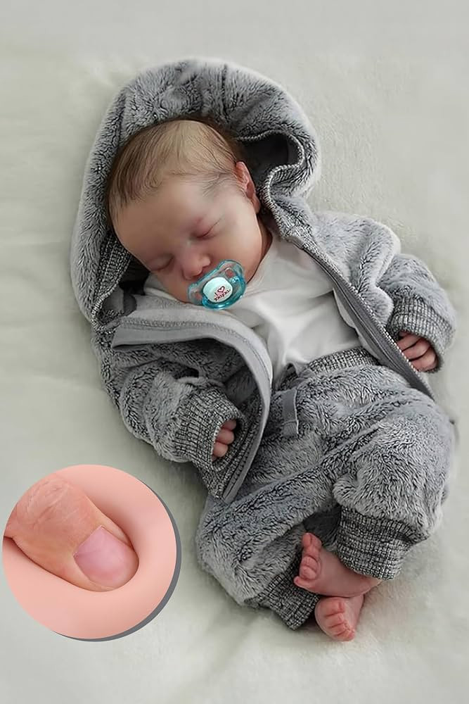 BABESIDE Lifelike Reborn Baby Dolls Silicone Full Body Boys - 17-Inch Real Baby Feeling Realistic... | Amazon (US)