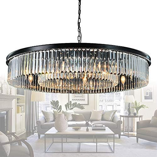 Meelighting Crystal Chandeliers Modern Contemporary Ceiling Lights Fixtures Pendant Lighting for ... | Amazon (US)