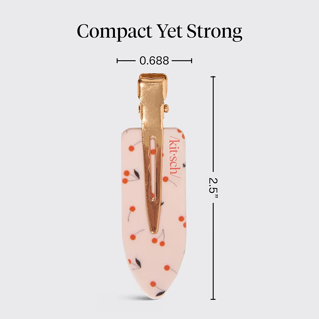 Kitsch Creaseless Hair Clips for Women - No Crease, No Bend Hair Clips for Styling, Bangs, Makeup... | Amazon (US)